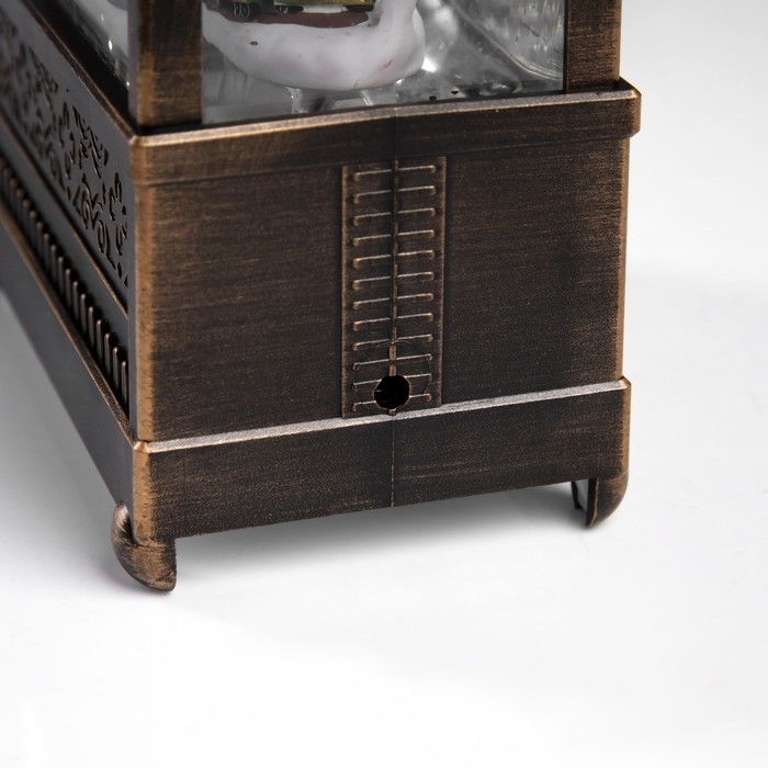 Фигура светодиодная &laquo;Новогодняя елка&raquo;, 36х12.8х6.5 см, музыка, батарейки ААх3 (не в комплекте), USB, свечение тёплое белое