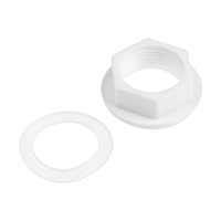 Смеситель для кухни ZEIN Z3663, двухвентильный, высота излива 22 см, ABS-пластик, белый