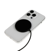 Беспроводное зарядное устройство i12, MagSafe, 15 Вт, Type-C, 2 А, 1 м, чёрное Беспроводное зарядное устройство i12, MagSafe, 15 Вт, Type-C, 2 А, 1 м, чёрное