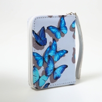 Кошелёк детский на молнии &laquo;Выбражулька&raquo;, цвет голубой