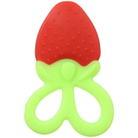 Прорезыватель силиконовый &laquo;Клубничка&raquo;, Крошка Я