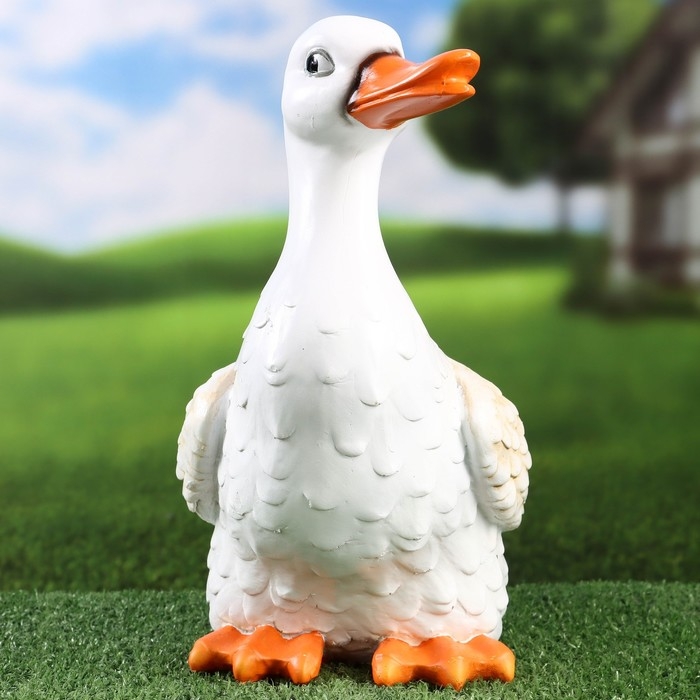 Садовая фигура Садовая фигура "Гусыня" 27х15х29см