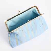 Косметичка на фермуаре, цвет голубой Косметичка на фермуаре, цвет голубой