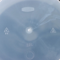 Кашпо для цветов со вставкой &laquo;Арте&raquo;, 2 л, прозрачное