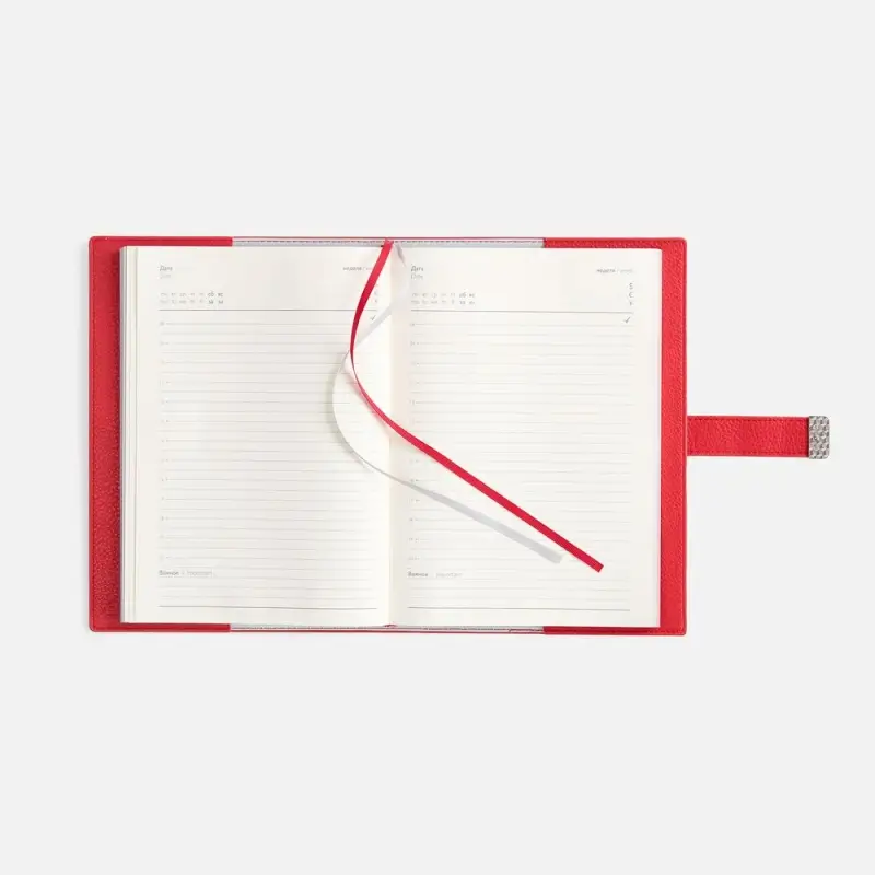 Ежедневник Repute, недатированный, красный