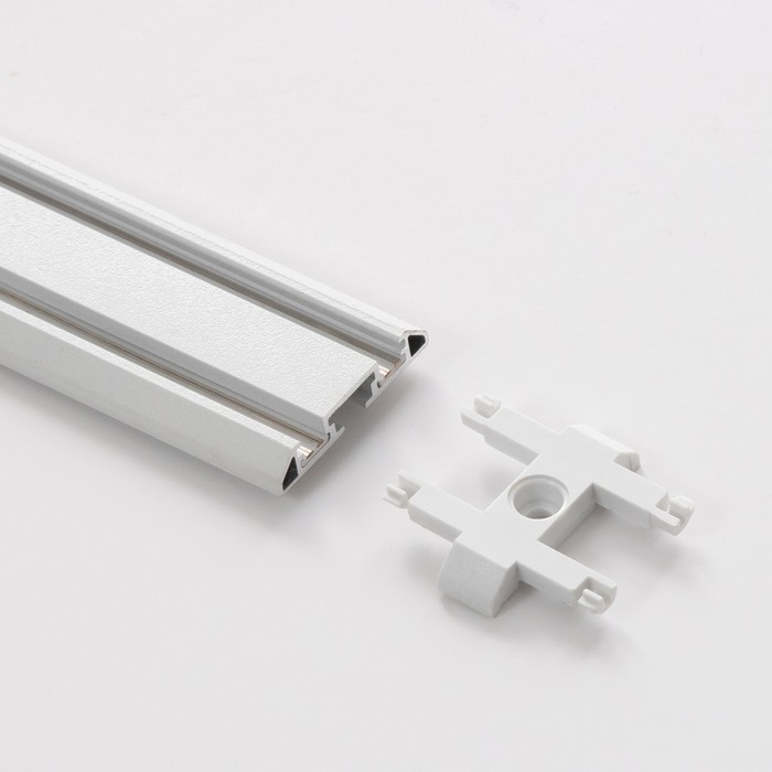 Коннектор прямой SLIM "I-образный" 4-жильный белый 0,7х4х2см