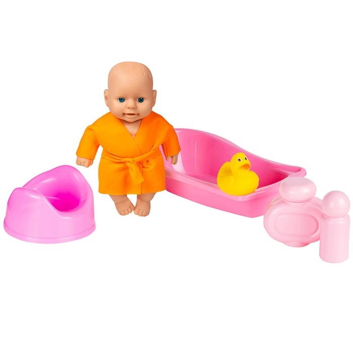 Пупс, с аксессуарами для купания, 20 см Пупс, с аксессуарами для купания, 20 см