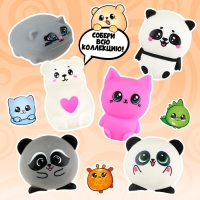 Антистресс сквиш мялка &laquo;Енот&raquo;,с пастой, в пакете