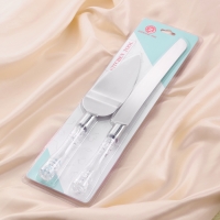 Столовые приборы для торта, нож и лопатка