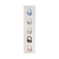 Наушники беспроводные RX-8, полноразмерные, микрофон, BT 5.3, AUX, 400 мАч, розовые