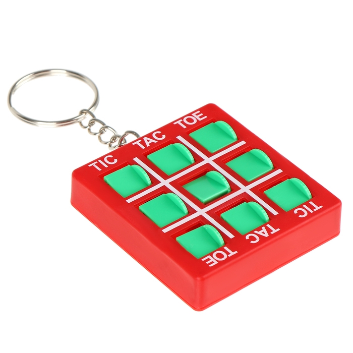 Головоломка «Крестики нолики» на брелоке, цвета МИКС Головоломка «Крестики нолики» на брелоке, цвета МИКС