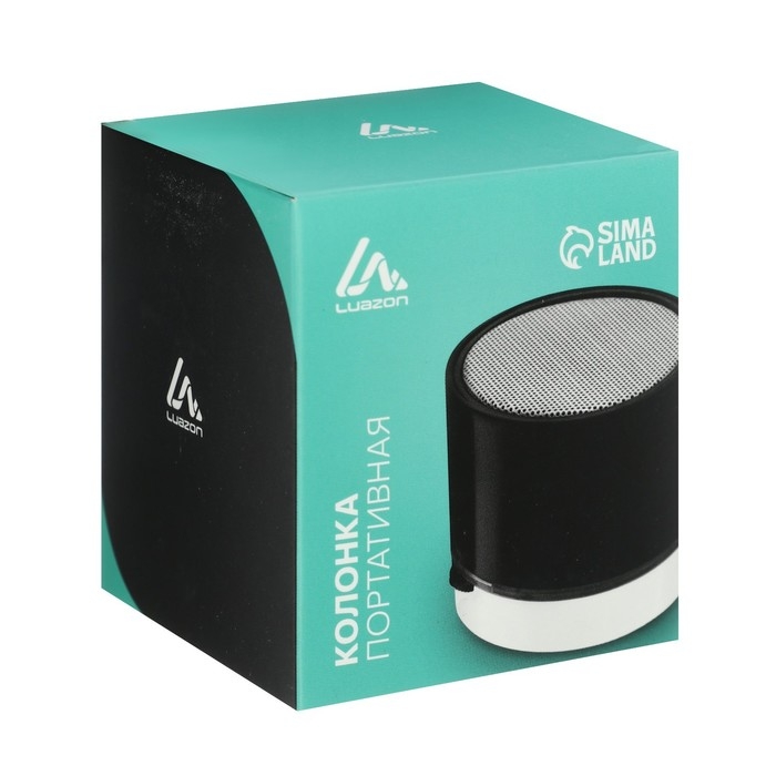 Портативная колонка Luazon Hi-Tech18, 3 Вт, 520 мАч, microSD, USB, черная Портативная колонка Luazon Hi-Tech18, 3 Вт, 520 мАч, microSD, USB, черная