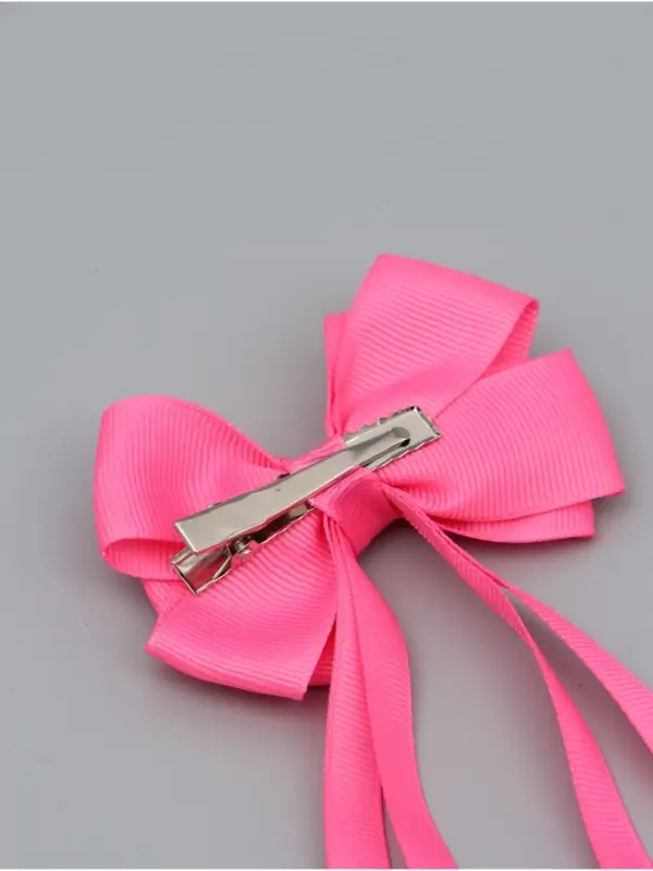 Бант для волос на заколке с лентами, цвет розовый, Коты аристократы