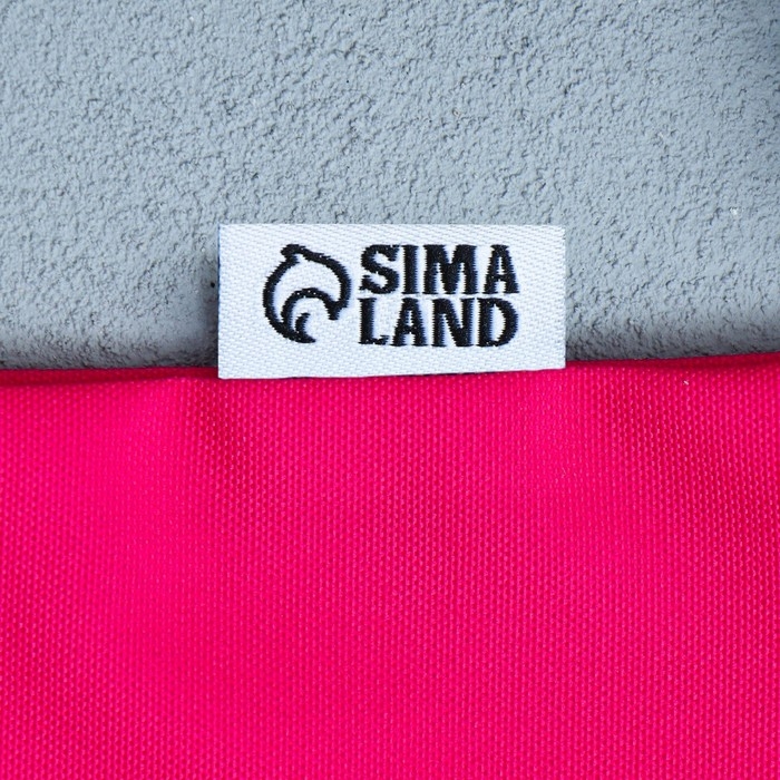 Мешок для обуви, розовый, два вида ручек, текстиль 30&times;40 см