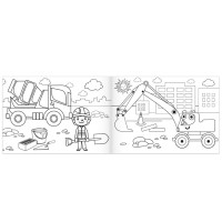 Набор раскрасок &laquo;Синий трактор&raquo;, 4 шт. по 12 стр.