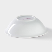 Тарелка керамическая глубокая Доляна &laquo;Совёнок и единорог&raquo;, 400 мл, d=15 см, цвет белый