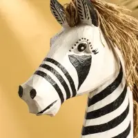 Сувенир &laquo;Зебра&raquo;, 30&times;10&times;45 см, дерево, чёрно-белый