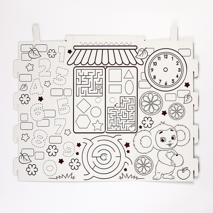 Дом из картона "Чебурашка"