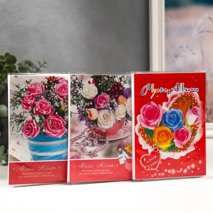 Фотоальбом на 36 фото 10&times;15 см &laquo;Ассорти&raquo;, 17&times;12&times;3 см, МИКС