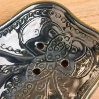 Мыльница &laquo;Рука Будды&raquo;, 17&times;13&times;3 см, керамика, синяя