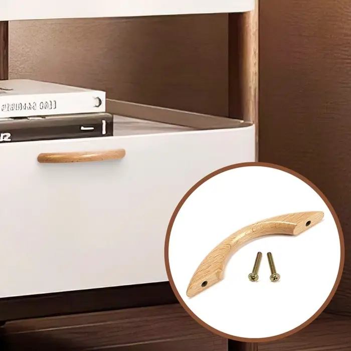 Ручка-скоба CAPPIO RSC043, дерево, м/о 96 мм