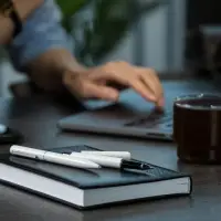 Ручка шариковая Scribo, матовая белая