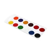 Акварель Calligrata, 12 цветов, без кисти, картон