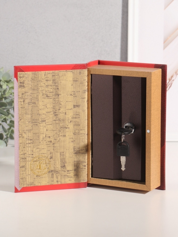 Сейф-книга дерево кожзам "Стратегии бизнеса" 21х13х5 см