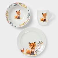 Набор посуды 3 предм. Лисичка И.У.