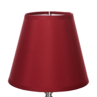 Абажур Е14 бордовый 15,5х15,5х13,7 см