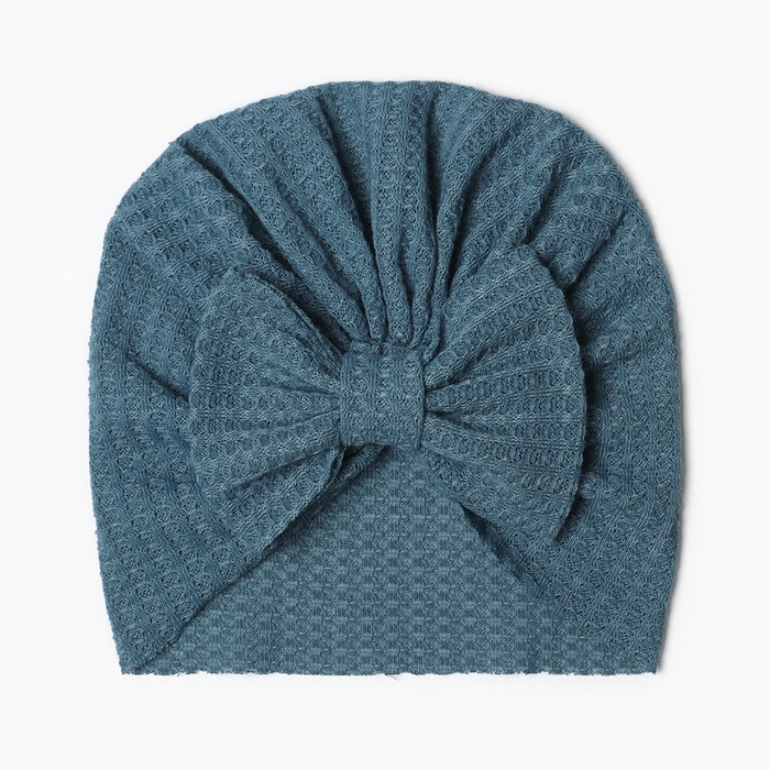 Шапочка Крошка Я &laquo;Бантик&raquo;, цв.син. р-р 46-48