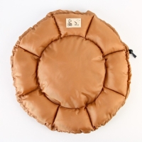 Лежанка для кошек и собак двусторонняя светло-коричневая, 50-30х12 см