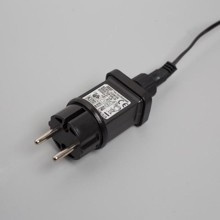 Гирлянда &laquo;Клип-лайт&raquo; 5 нитей по 20 м, IP44, УМС, тёмная нить, 665 LED, свечение зелёное, 24 В