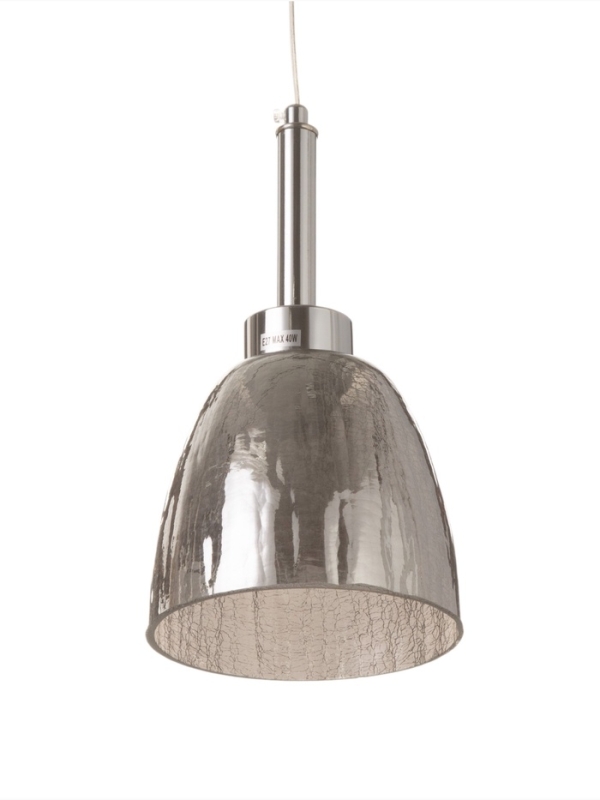 Светильник &laquo;Кейт&raquo; 1х40Вт Е27 серебро 14,5х14,5х27+100см