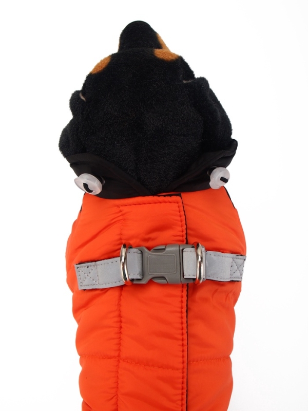 Комбинезон "Тренд", оксфорд, 2XL (ДС 43, ОШ 41, ОГ 53 см, вес 16-20 кг), оранжевый