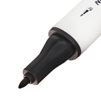 Маркер художественный, ЗХК "Сонет" TWIN, двусторонний: пулевидная/скошенная, спиртовая основа, чёрный, 164125-120 Маркер художественный, ЗХК "Сонет" TWIN, двусторонний: пулевидная/скошенная, спиртовая основа, чёрный, 164125-120