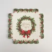 Коробка для кондитерских изделий с пластиковой крышкой &laquo;Бант&raquo;, 15 х 15 х 3 см