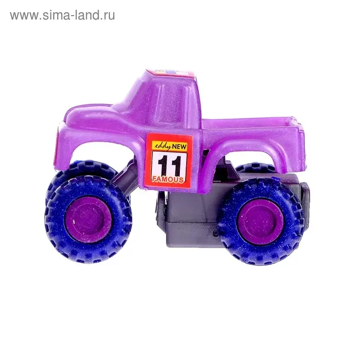 Конструктор &laquo;Джип&raquo; с запуском, 12 деталей, МИКС