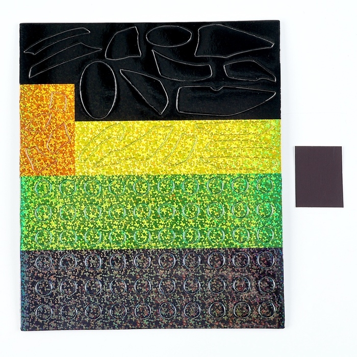 Аппликация стикерами форменная на магните &laquo;Желтая тачка&raquo;, набор для творчества, стикерная мозаика