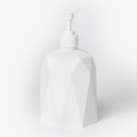 Дозатор для мыла &laquo;Призма&raquo;, 330 мл, цвет белый