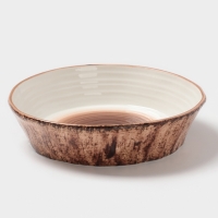 Тарелка глубокая Magistro "Wood" 18см 18,2х4,2 см