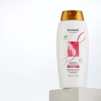 Шампунь для волос с маслом жожоба и провитамином В5, оъем и сила, 750 мл, BONAMI