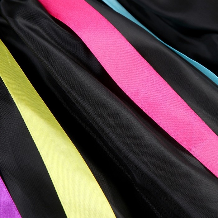 Карнавальный набор &laquo;Радужный скелетик&raquo;, платье и ободок, р. S