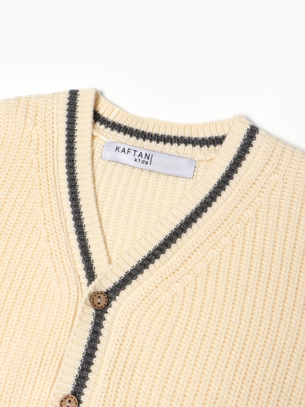 Кардиган детский KAFTAN р.36 (134-140 см), молочный