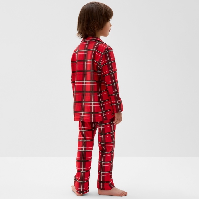 Пижама детская KAFTAN Пижама детская KAFTAN "Клетка" размер 30 (98-104 см)