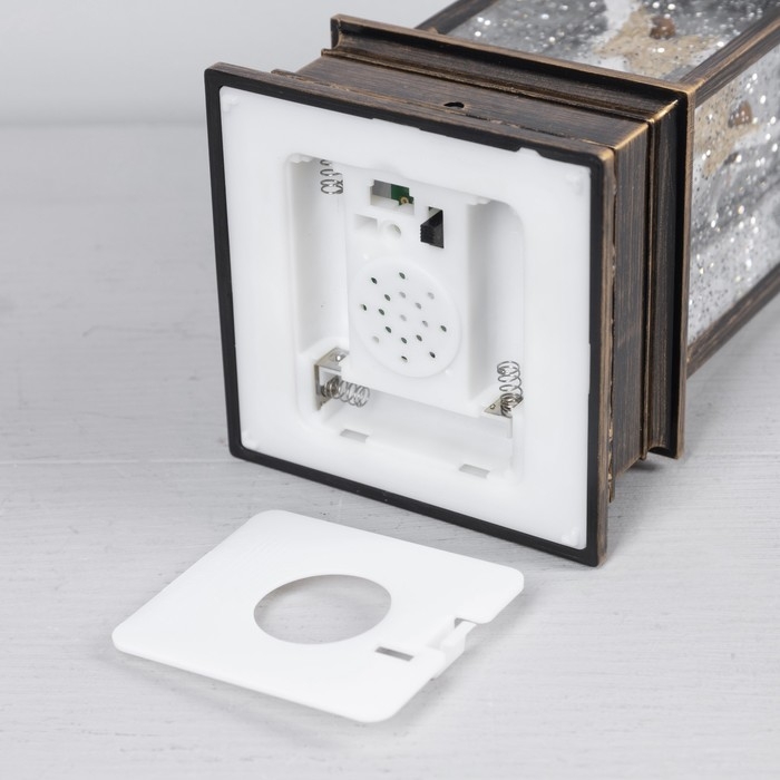 Светодиодная фигура «Фонарь с ангелом» 10 × 27 × 10 см, пластик, батарейки ААх3 (не в комплекте), USB, свечение тёплое белое Светодиодная фигура «Фонарь с ангелом» 10 × 27 × 10 см, пластик, батарейки ААх3 (не в комплекте), USB, свечение тёплое белое