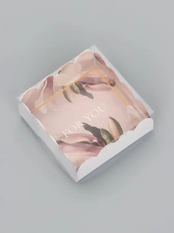 Коробка для печенья, For You, 7&times;7&times;3 см