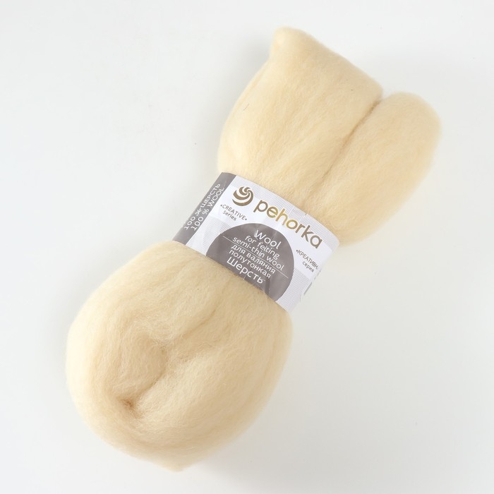 Шерсть для валяния 100% полутонкая шерсть 50гр (166-Суровый) МИКС Шерсть для валяния 100% полутонкая шерсть 50гр (166-Суровый) МИКС