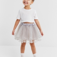 Юбка сетка детская KAFTAN, серый, размер 28