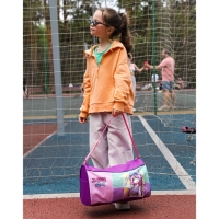 Сумка детская спортивная для девочки «Аниме», 40х21х24см, цвет сиреневый Сумка детская спортивная для девочки «Аниме», 40х21х24см, цвет сиреневый